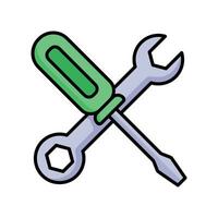 screwdriver icon vector design template simple and modern