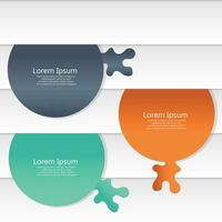 Info graphics and banners for web layout. Flat vector illustration