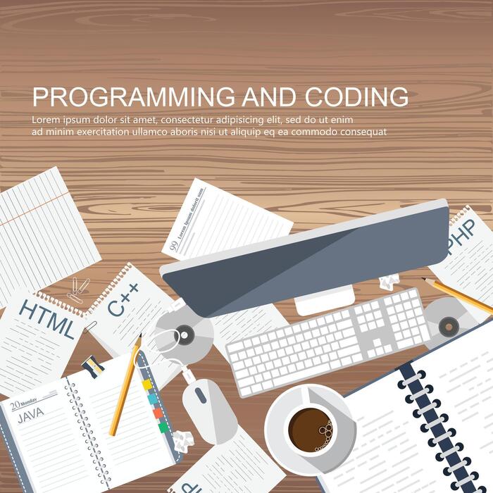 Programming Banner Vector Art, Icons, and Graphics for Free Download