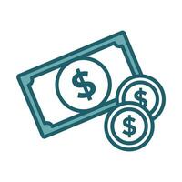 money icon vector design template simple and clean