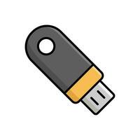 flash disk icon vector design template simple and clean