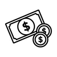 money icon vector design template simple and clean