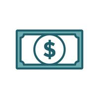 money icon vector design template simple and clean