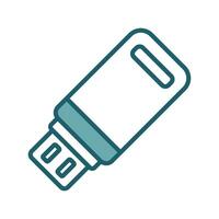 flash disk icon vector design template simple and clean