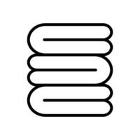 towel icon vector design template simple and clean