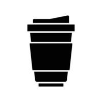 paper cup icon vector design template simple and clean