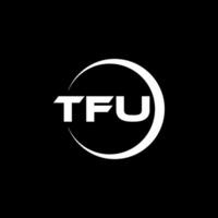 TFU Letter Logo Design, Inspiration for a Unique Identity. Modern Elegance and Creative Design. Watermark Your Success with the Striking this Logo. vector