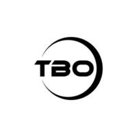 TBO Letter Logo Design, Inspiration for a Unique Identity. Modern Elegance and Creative Design. Watermark Your Success with the Striking this Logo. vector