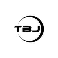 TBJ Letter Logo Design, Inspiration for a Unique Identity. Modern Elegance and Creative Design. Watermark Your Success with the Striking this Logo. vector