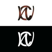 Letter CW luxury modern monogram logo vector design, logo initial vector mark element graphic illustration design template