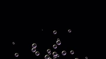 alta qualidade transparente Sabonete bolha animação sobreposições video