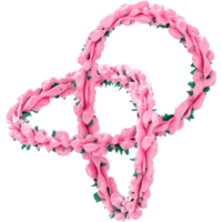 abstrakt Rosa und Grün Knoten png