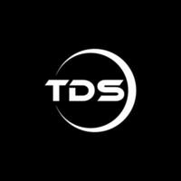 tds letra logo diseño, inspiración para un único identidad. moderno elegancia y creativo diseño. filigrana tu éxito con el sorprendentes esta logo. vector