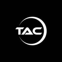 TAC Letter Logo Design, Inspiration for a Unique Identity. Modern Elegance and Creative Design. Watermark Your Success with the Striking this Logo. vector