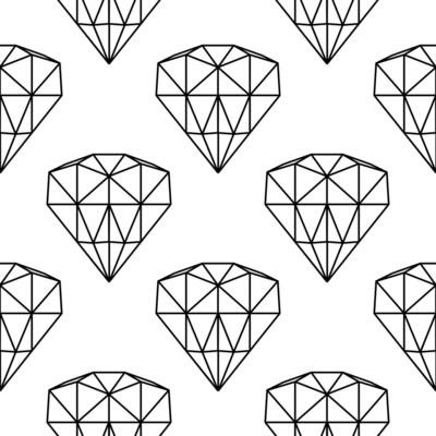 outline diamond seamless pattern6
