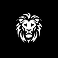 Lion - Minimalist and Flat Logo - Vector illustration