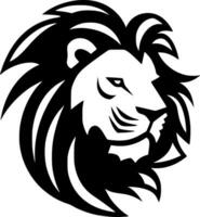 Lion - Minimalist and Flat Logo - Vector illustration