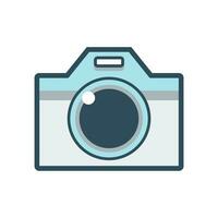 vector de diseño de icono de fotografía de cámara