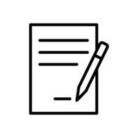 contract icon design vector template