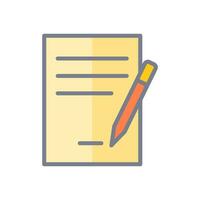 contract icon design vector template