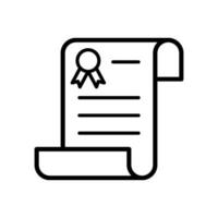 contract icon design vector template