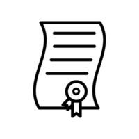 contract icon design vector template