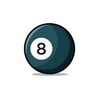 billiard ball icon design vector template