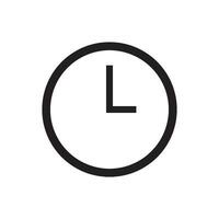 clock icon design vector template