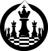 Chess - High Quality Vector Logo - Vector illustration ideal for T-shirt graphic