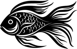 Fish - High Quality Vector Logo - Vector illustration ideal for T-shirt graphic