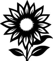 Flower, Minimalist and Simple Silhouette - Vector illustration