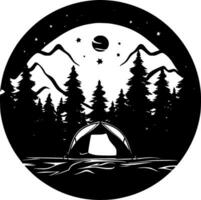 Camping - High Quality Vector Logo - Vector illustration ideal for T-shirt graphic