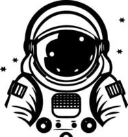 Astronaut, Minimalist and Simple Silhouette - Vector illustration