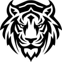 tigre, minimalista y sencillo silueta - vector ilustración