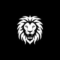 Lion - Black and White Isolated Icon - Vector illustration