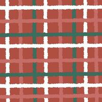 Green and red plaid Scott pattern for Christmas festival photo