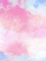 cloud color pink with blue Sky heaven background photo