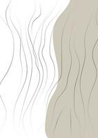 Abstract art background The lines are arranged in order to design the background, using white mixed with brown. To look minimal and modern. Suitable for wallpaper, posters, and fabric patterns. vector