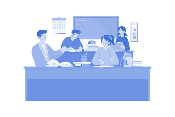 Students In The Classroom