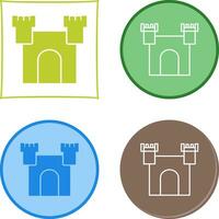 Unique Castle Vector Icon