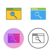 Unique Browser Vector Icon