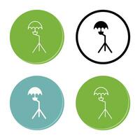 Unique Umbrella Stand Vector Icon