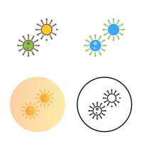 Unique Virus Vector Icon