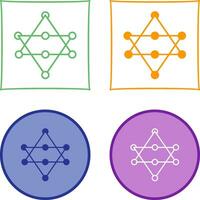 Unique Networks Vector Icon