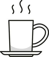 taza de café ilustración vectorial vector