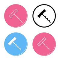 Unique Corkscrew Vector Icon