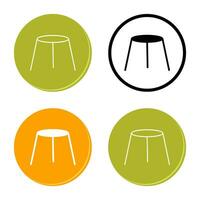 Unique Stool Vector Icon