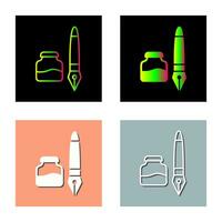 Ink and Pen Vector Icon