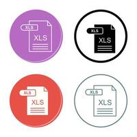 XLS Vector Icon