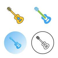 icono de vector de guitarra